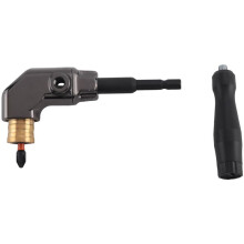 Self-Locking 90 Degree Right Angle Screwdriver Holder Drive Bit Angle Extension Electric Screw Driver Angle Driver A