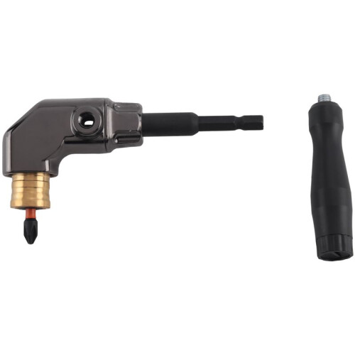Self-Locking 90 Degree Right Angle Screwdriver Holder Drive Bit Angle Extension Electric Screw Driver Angle Driver A