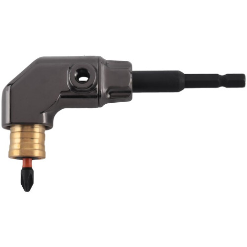 Self-Locking 90 Degree Right Angle Screwdriver Holder Drive Bit Angle Extension Electric Screw Driver Angle Driver A 2