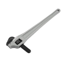 24 Inch Aluminum Pipe Wrench Heavy Duty Adjustable Plumbing Tool with Ergonomic NonSlip Handle