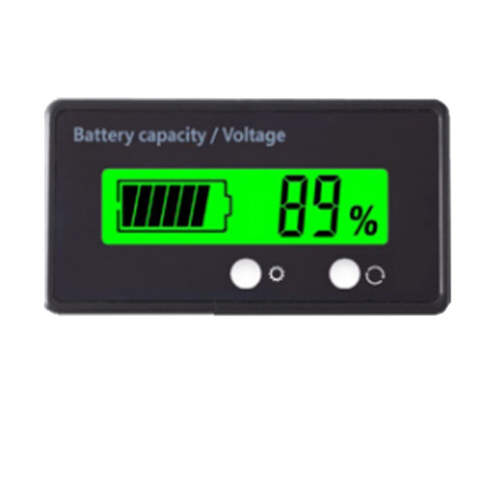 Battery Capacity Indicator 12V48v Adjustable Voltage Meter For Lithium And Lead Acid Gy6s 9347817630114