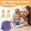 Visual Timer for Kids,Digital Timer with 60-Minute Countdown, Silent Timer for Desk Timer Clock for Studying, Teaching A 4