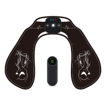 Wireless EMS Hip Trainer Butt Lifter with Remote, 15 Intensity Levels, 6 Modes, Rechargeable Black