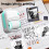 Portable Thermal Printer Bluetooth Ink  Resolution Pocket Size for Photos Labels Notes with Paper Roll 3
