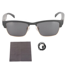 Ochelari de soare UV inteligenți, cu urechi deschise, pentru femei și bărbați, filtru de lumină albastră, control tactil și vocal, rezistenți