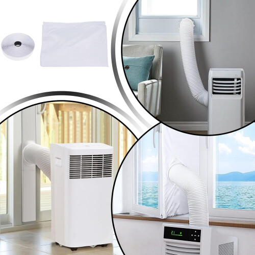 Waterproof AC Window Seal Draft Stopper for Energy Saving and Noise Reduction, Adjustable 3m 2