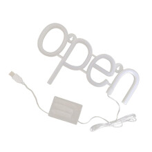 LED Neon Sign For Wall Open Sign BatteryOperated Letter Lights Portable Home Decor