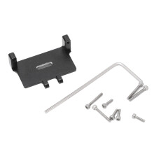 Soporte para servo de coche RC de fácil instalación con diseño ajustable de metal, material de aleación de aluminio para mayor resistencia al