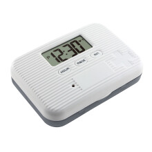 Dispensador de comprimidos inteligente com compartimentos, alarme, lembrete digital, visor LCD, organizador eletrônico portátil, mini caixa