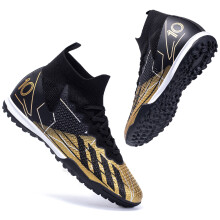 (black, 43) New competition-level football shoes, universal for men and women, professional game training sports shoes, short studs, crushed