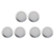 3X Ceiling Speaker Grille, 4-Inch Ceiling Embedded Audio Speaker Grille(Silver)