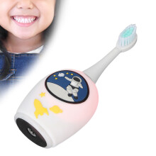 Kinder-U-förmige elektrische Zahnbürste, weichSilicone, wasserdicht, 7,1 cm