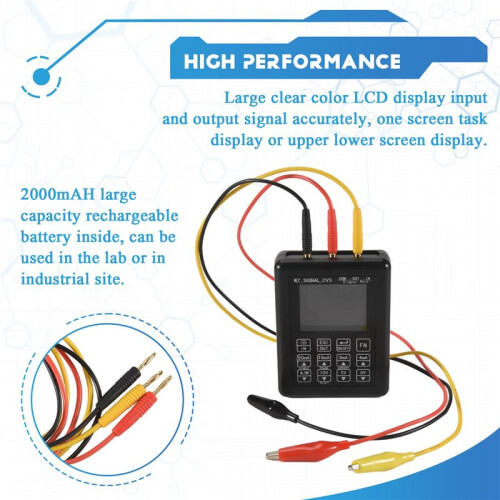 4-20MA 0-10V Adjustable Signal Generator Process Controlling Signal Calibrator Constant Current Source 0-20MA Simulator 2