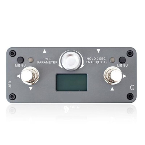 Guitar Accessories Effect Pedal Multiple Effects 16 User Modes Swith Small and Convenient Grey