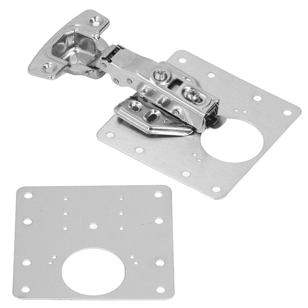 Stainless Steel Hinge Repair Plate Kit For Wooden Doors 90X90mm 8481376420388
