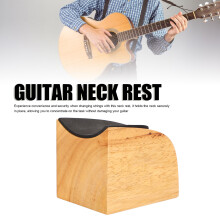 2-in-1-Gitarren-Nackenstütze, Holz-Stützkissen für