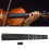 1/2 Violine Griffbrett Ebenholz LN236 Schwarz 1