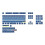 Exquisite 128 Keys Keycap PBT Dyes-Sublimation XDA Profile Keycaps 1
