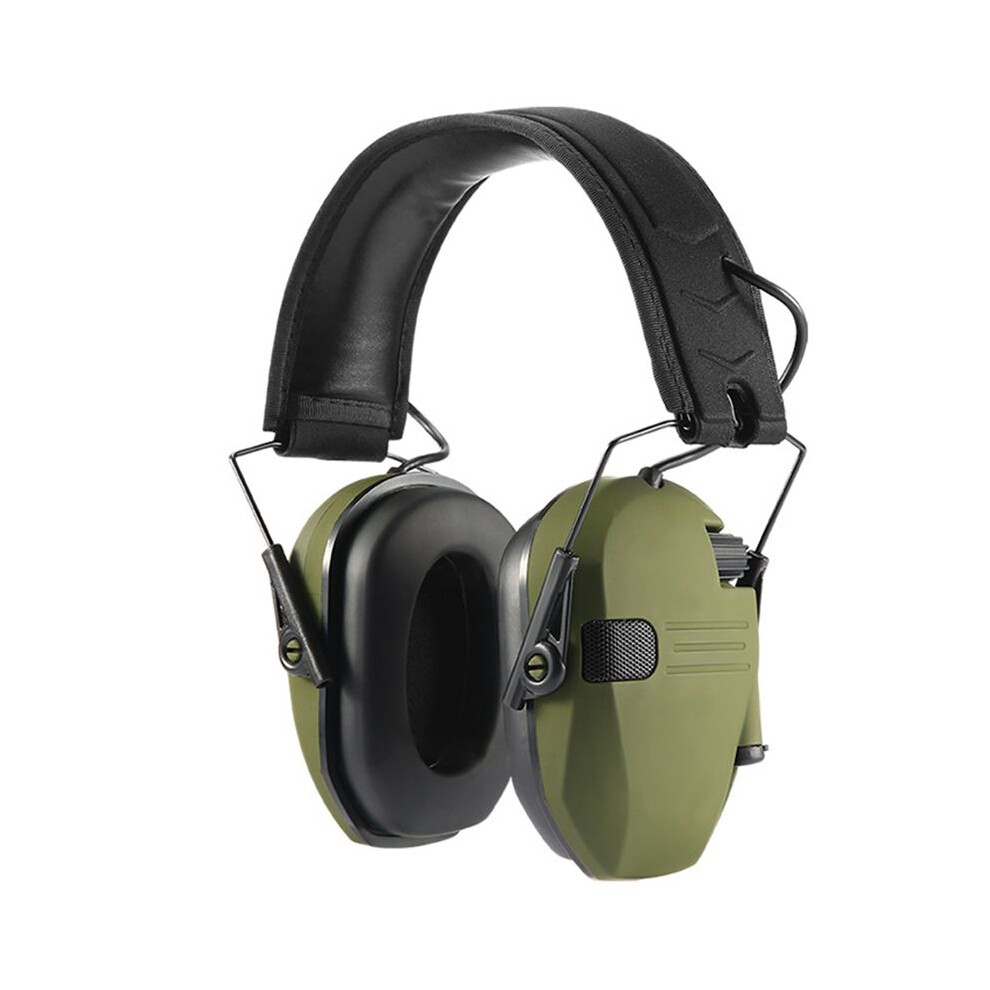 Noise Cancelling Headphones Electronic Hearing Protection Earmuffs Noise Cancelling Headphones Field Equipment Green 6032645618153