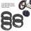 5pcs Oxford Fabric Stroller Wheel Covers - Easy Storage & Dirtproof 10