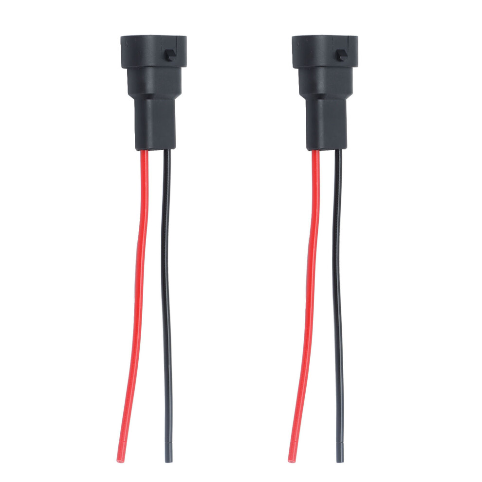 2Pcs 12V Copper Socket Wires For 9005 9006 H10 Led Headlight Fog Lamps 4391376420902