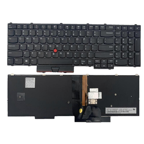 US Layout Replacement Keyboard with Backlit for IBM ThinkPadP51 P71 P50 Laptop 2