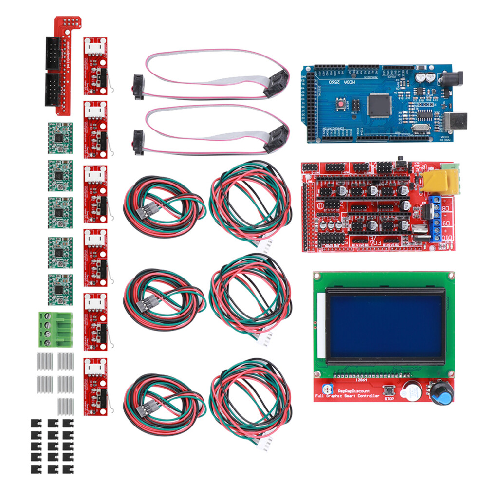 3D-Drucker-Kit RAMPS 1.4 12864 Controller + A4988