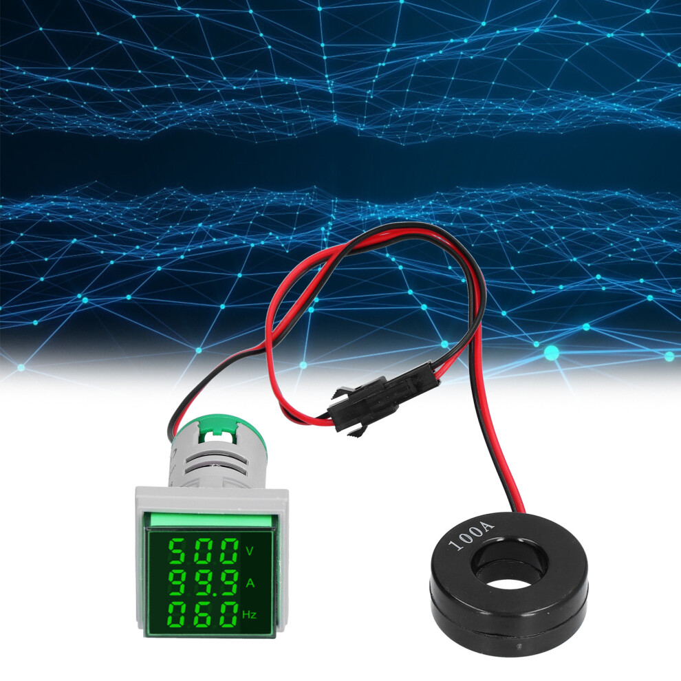 Digitale Led-Anzeigelampe Quadratisch 3-Anzeige