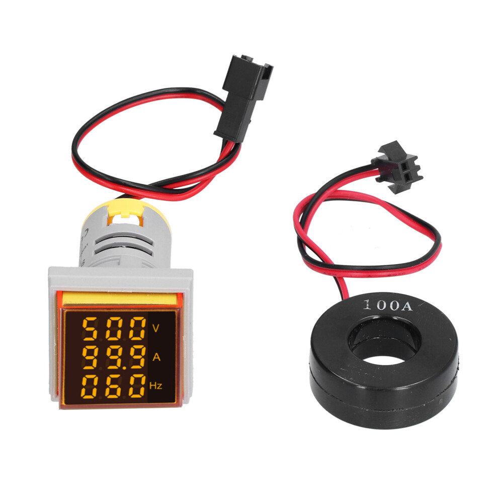 Digitale Led-Anzeigelampe Quadratisch 3-Anzeige