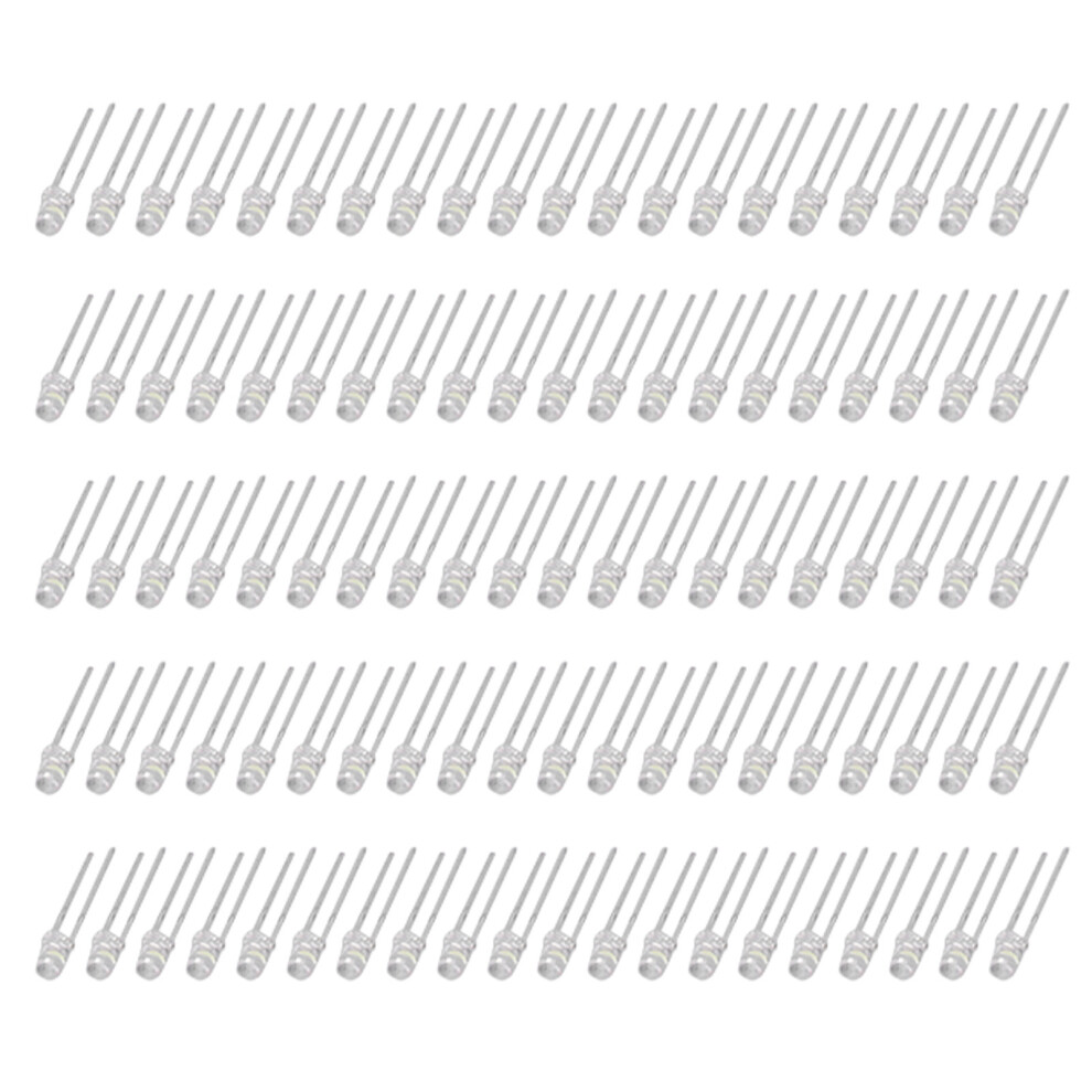 100 Pcs 3Mm 3V Led Diodes Kit | 8 Colors Luminous Lamp Components 4661382439893