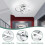 LED Ceiling Light, Clover Design Ceiling Light 4