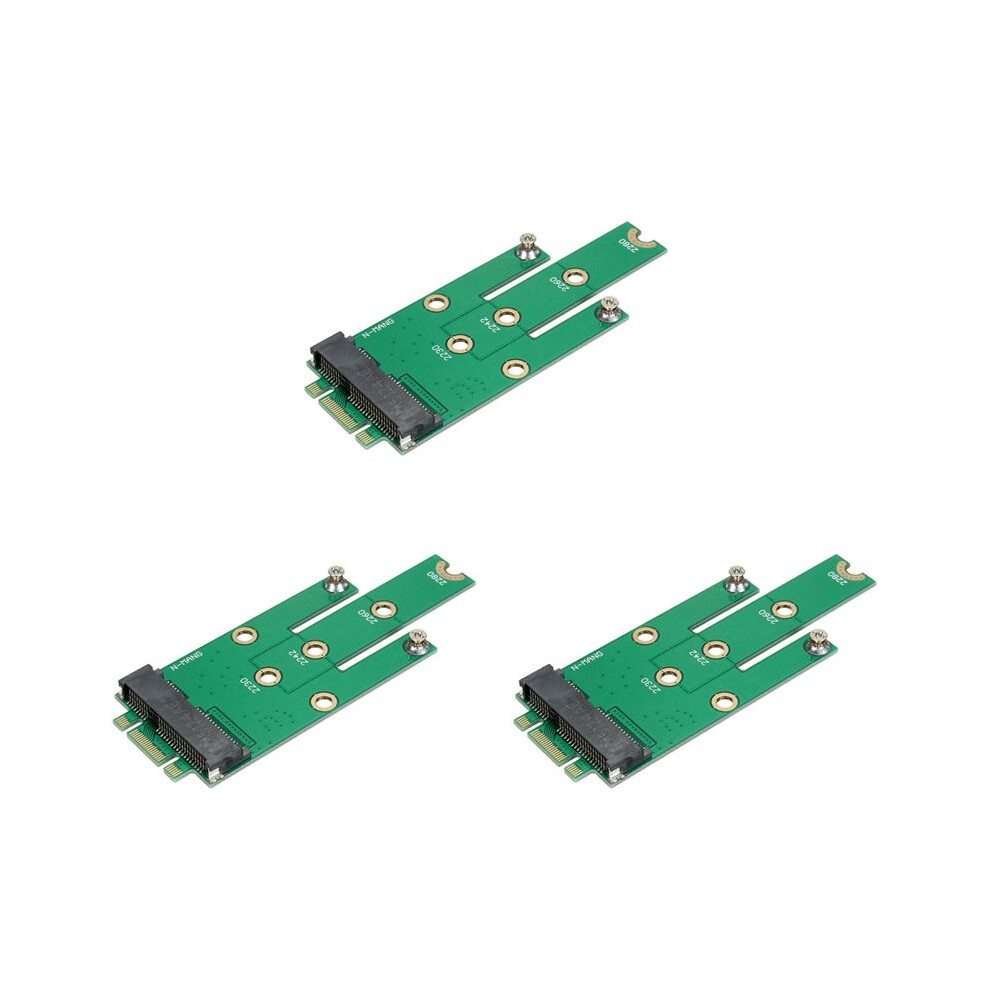 3X Msata Pci-E 3.0 Ssd To Ngff M.2 B Key Interface Adapter Card 6034191337434