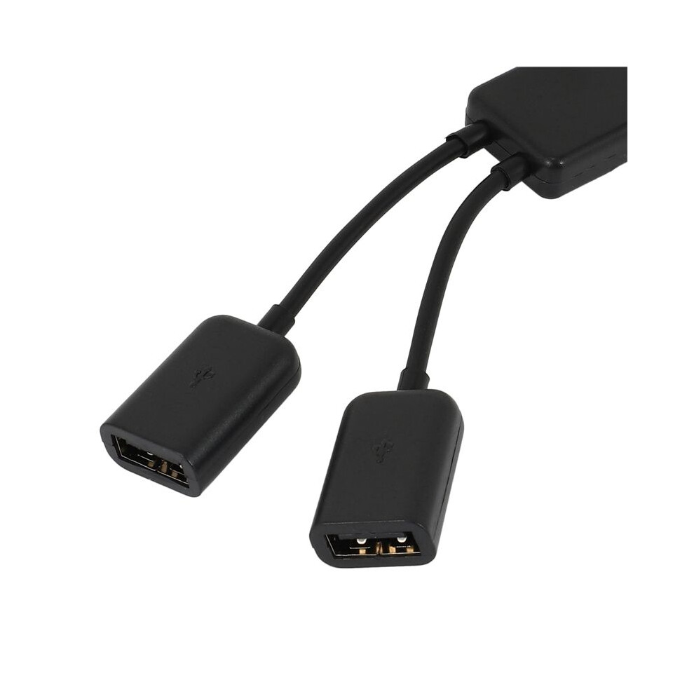 3X Micro-Usb Host Cable,Micro-Usb Male To 2X Type A Dual Usb Female Otg Adapter Converter Hub For Android Tablet Pc 6032978294741