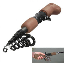 Portable Carbon Fiber Telescope Fishing Rod Travel Sea Rock Spinning Pole