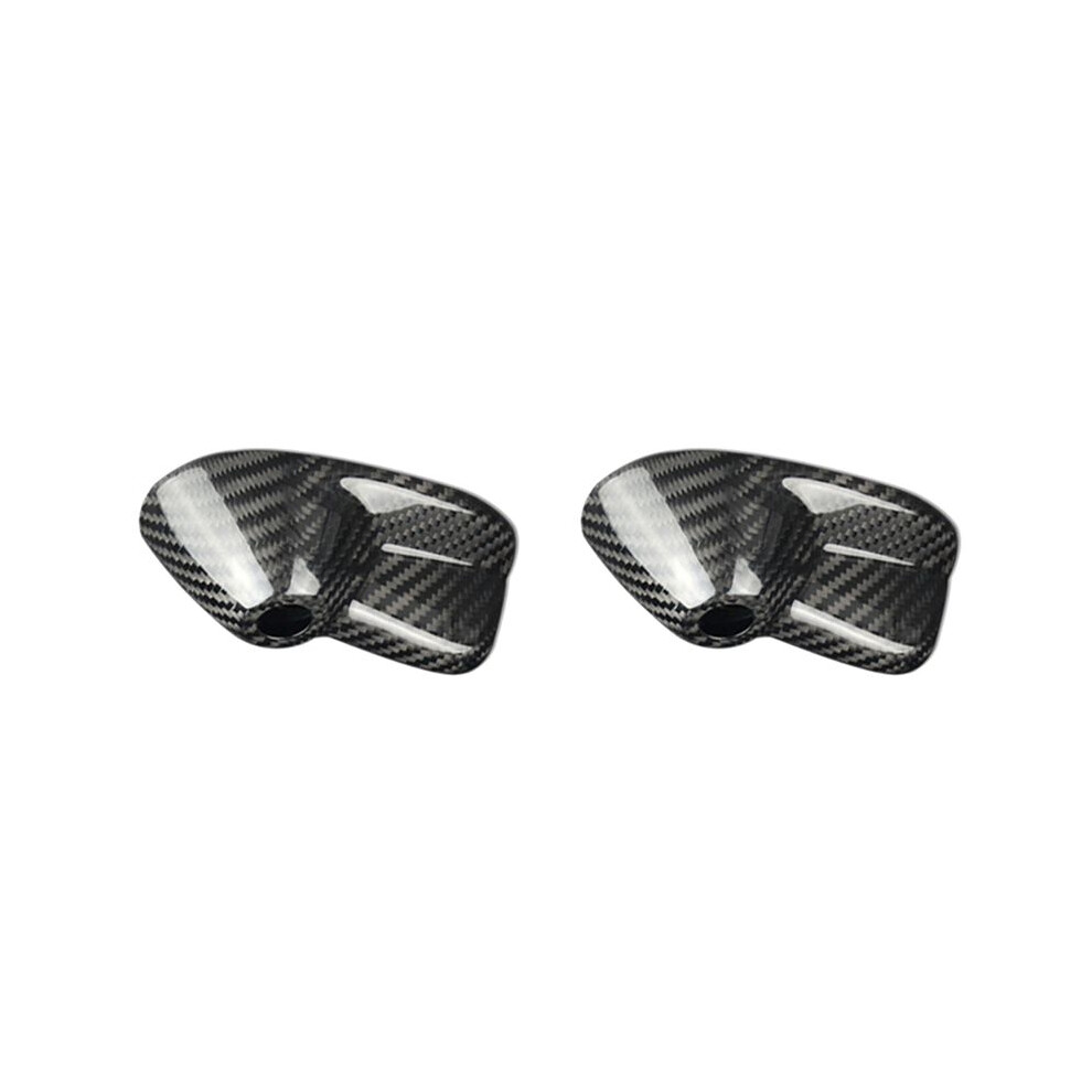 2X Real Carbon Fiber Roof Fin Antenna Cover Trim For Cooper Clubman R55 R56 2007-2013 Car Aerials Accessories 6032033464454