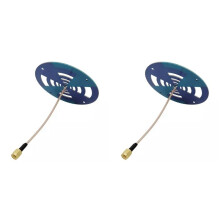 2X UWB-Antenne 550 MHz-7 GHz Logarithmisch-Periodische Rundstrahlantenne 915RFID Hochleistungsantenne mit SMA-Stecker