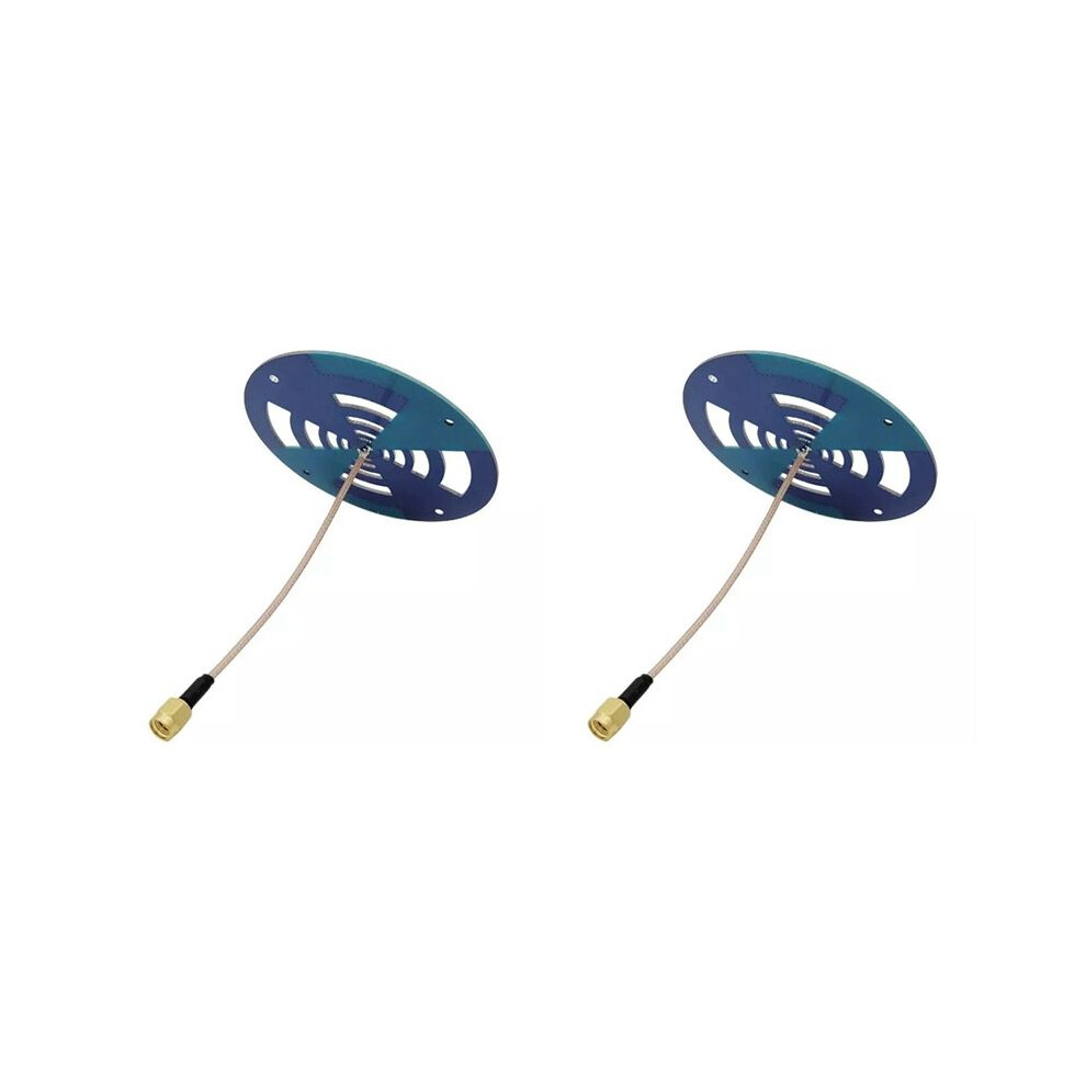 2X Uwb Antenna 550Mhz-7Ghz Log-Periodic Omnidirectional Antenna 915Rfid High Gain Antenna With Sma Male Connector 6032125401411