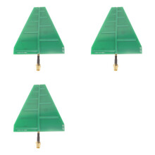 3X Antena Periódica de Registro de Banda Ultralarga UWB 1,35 GHz-9,5 GHz
