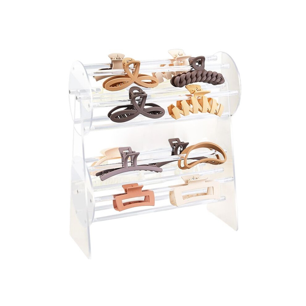Acrylic Claw Clip Organizer Holder,360-Degree Rotating Claw Clip Holder And Storage,Hair Clip Organizer Display 6032338634699