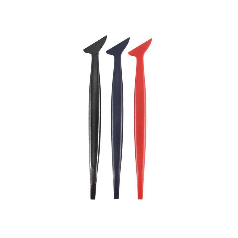 Car Wrapping Flexible Micro- Squeegee Curved Slot Tint Tool Set 3 In 1 With Different Hardness For Installing Vehicle Wraps And Auto Stickers 6032447338228
