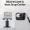 Camera Case for Shadowstone  GO 3S Silicone Case Thumb Camera Lens Cover Protective Case with Lanyard White 4