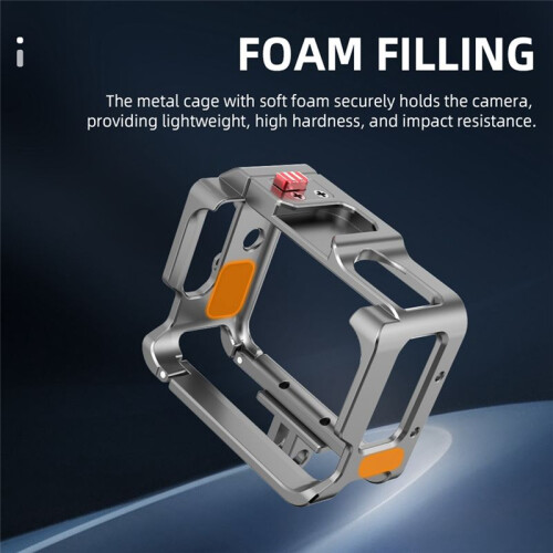 Flymile Rabbit Cage for  GO 3 / GO3S Protective Frame Case Camera Cage Magnetic Quick Release Mount Accessories 1