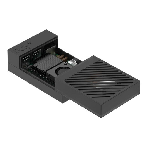 ForRaspberry Pi 5 Case with Active Cooler Enhanced Protection Durable Design Easy Assembly Perfect Fit Black 1