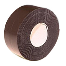 Waterproof Sealing Strip 22mm Brown PVC MoldResistant Caulk Tape for Kitchen and Bathroom