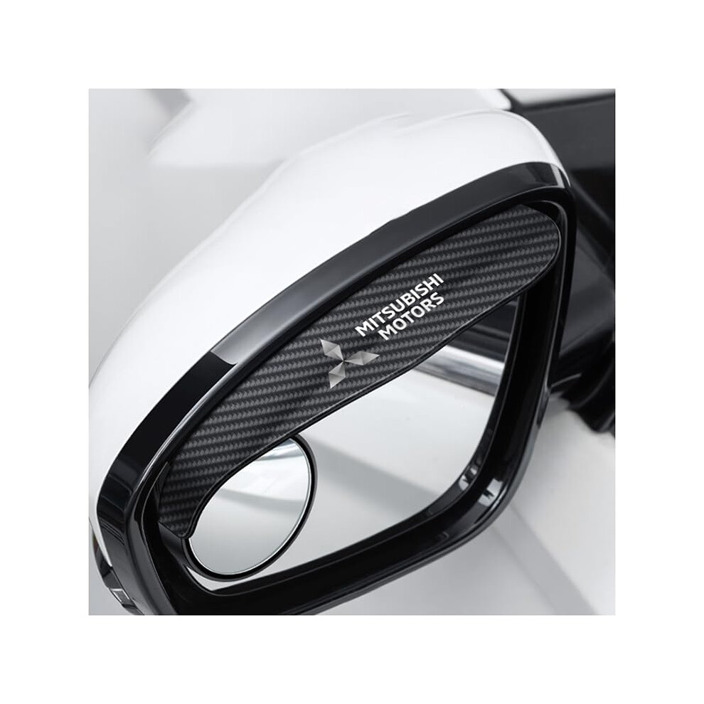 2 Pcs 360 Rotating Waterproof Hd Blind Spot Mirrors For Mitsubishi Side Rearview 9187378493489