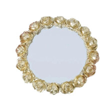 Resin Dessert Plates Rose Shape Side Plates Fruit Trays Tea Plates Tableware
