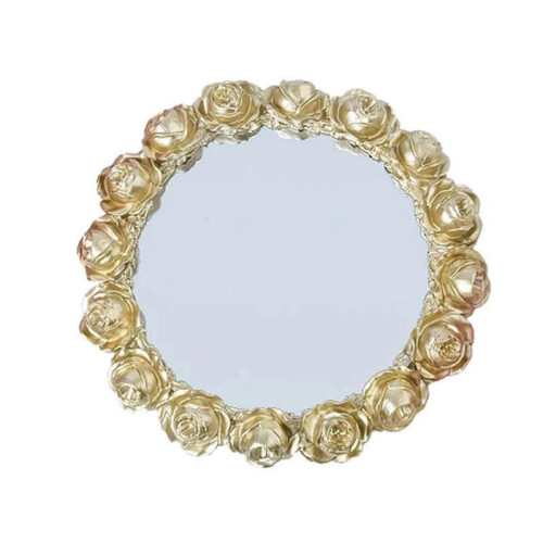 Resin Dessert Plates Rose Shape Side Plates Fruit Trays Tea Plates Tableware