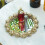 Resin Dessert Plates Rose Shape Side Plates Fruit Trays Tea Plates Tableware 4