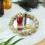 Resin Dessert Plates Rose Shape Side Plates Fruit Trays Tea Plates Tableware 5