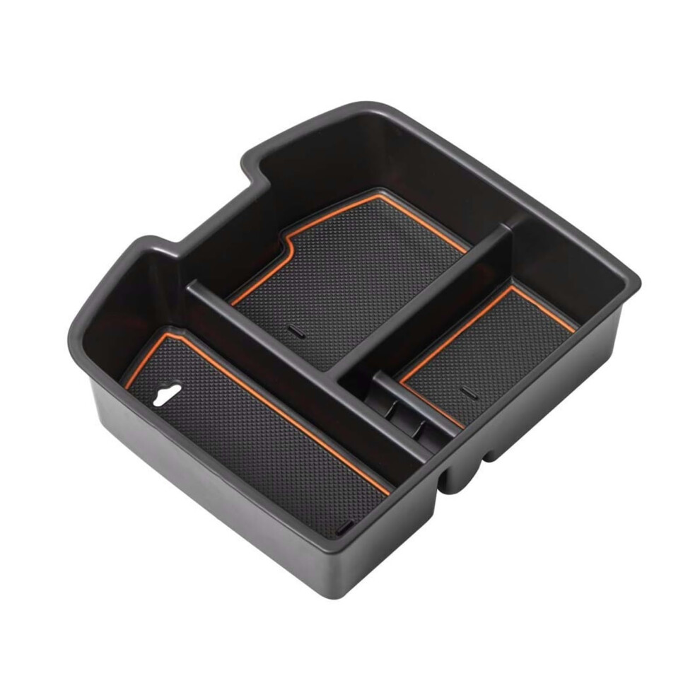 Center Console Organizer Armrest Storage Box For Chevy Silverado Tahoe Gmc Sierra Avalanche Pickup Truck Orange 9347817632811